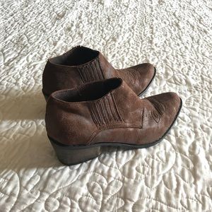 Coconuts Western Cowboy Ankle Booties